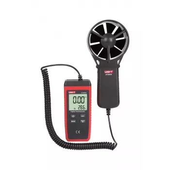 UNI-T UT363S Cyfrowy anemometr z pomiarem prędkości wiatru i temperatury