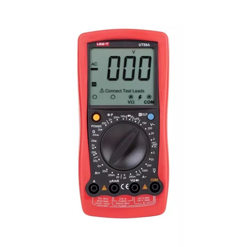 UNI-T UT58A Cyfrowy multimetr 3999 zliczeń True RMS