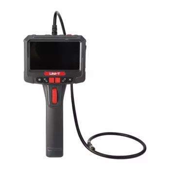 UNI-T UT663B-2m Przemysłowy boroskop z 4.3-calowym ekranem IPS, sonda 5.5mm IP67, kamera 1080P, kabel półsztywny 2m, 6 diod LED, bateria 2600mAh