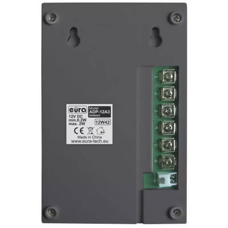 UNIFON EURA ADA-12A3 Analogowa Słuchawka Domofonowa Biała