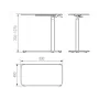 UNIQUE LAPTOP DESK Regulowane biurko/stół czarny