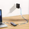 Unitek Hub USB 3.0 4-portowy z kablem 30cm, Szary