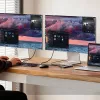 Unitek Hub USB 3.0 4-portowy z kablem 30cm, Szary