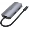 Unitek D1051A USB-C Hub z 1x USB 3.0, VGA, 2x HDMI, Power Delivery i MST