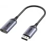 UNITEK DisplayPort 1.4 na HDMI 2.1 Adapter, 8K@60Hz, Aktywny, Aluminium