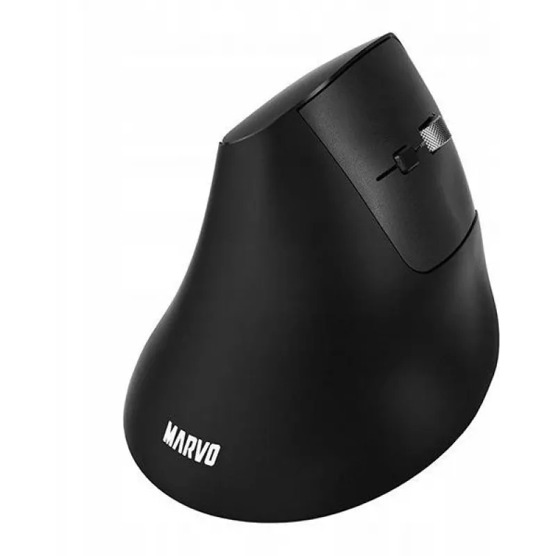 UNITEK Marvo HIPO Bezprzewodowa Mysz Czarna 1600 DPI