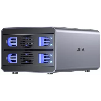 Obudowa RAID UNITEK na dyski SATA 2,5''/3,5'' 4 tryby 40TB USB C 10Gb/s