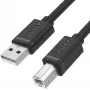 UNITEK USB 2.0 Type-A Męski do Type-B Męski Kabel 2m Czarny