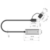 UNITEK USB-A/C 3.1 Gen 1 do RJ45 2.5 Gigabit Ethernet Adapter U1313C