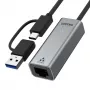 UNITEK USB-A/C 3.1 Gen 1 do RJ45 2.5 Gigabit Ethernet Adapter U1313C