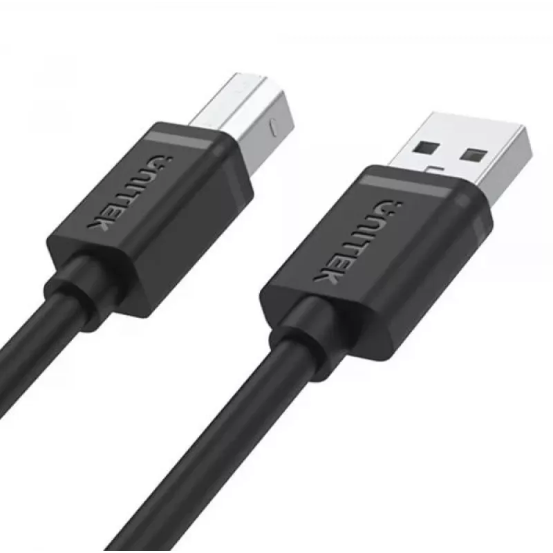 UNITEK Y-C430GBK Kabel USB 2.0 A męski na B męski 1m czarny