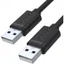 UNITEK Y-C442GBK USB 2.0 Type-A Męski do Type-A Męski Kabel 1.5m Czarny