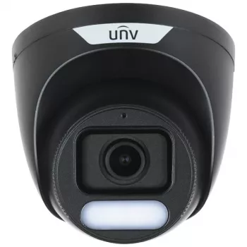 UNIVIEW IPC3624LE-ADF28K-WP-BLACK 4MP IR Bullet IP Camera z obiektywem 2.8mm, Wise-ISP, IP67, IK10, Czarny