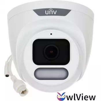 UNIVIEW IPC3628LE-ADF40K-WP 8MP Turret IP Camera z obiektywem 4mm, PoE, IR 40m, IP67, IK10