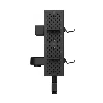 uRage Pegboard Modularny Zestaw Organizacyjny do Akcesoriów Gamingowych, Montaż na Ścianie lub Biurku, Czarny (00186081)