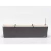 URBALIVE BERBERIS Samonawadniająca donica prostokątna 80 x 20 cm, szara