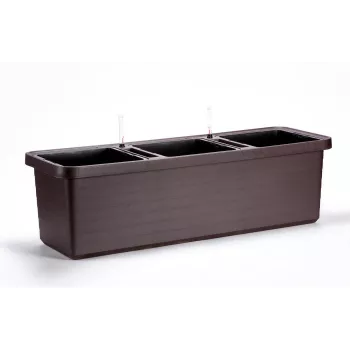 URBALIVE BERBERIS TRIO Doniczka samonawadniająca 117 x 39 cm, brązowa