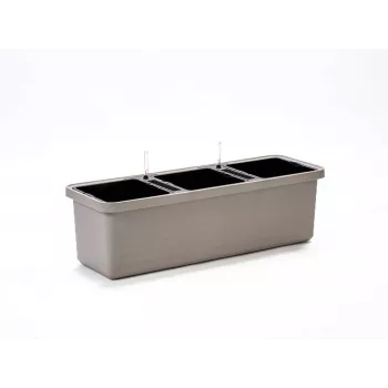 Urbalive Berberis Trio Samonawadniająca Donica 117 x 39 cm, Jasnoszary