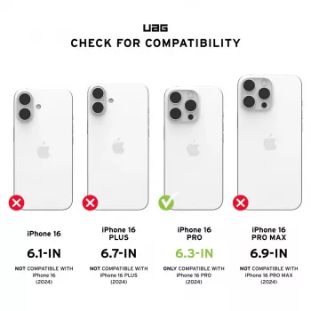 Urban Armor Gear Essential Armor Etui na Apple iPhone 15 Pro Max - Czarny