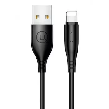 USAMS Apple Lightning 2A Charge 1m Cable Black