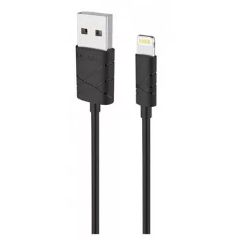 USAMS U-Gee USB do Lightning Kabel do danych i ładowania 1m Czarny