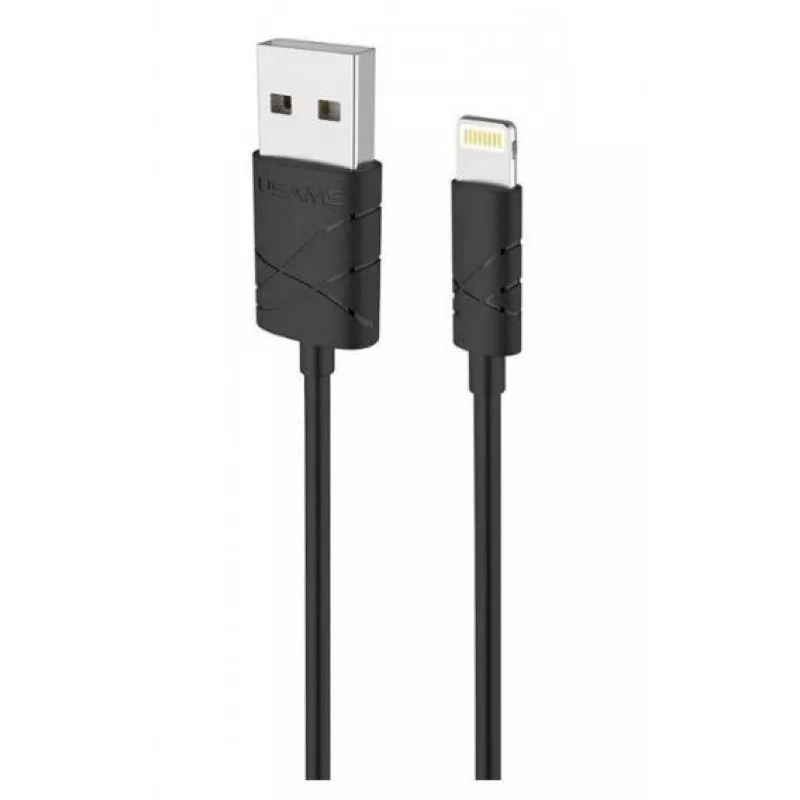USAMS U-Gee USB do Lightning Kabel do danych i ładowania 1m Czarny
