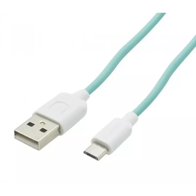 USAMS US-SJ098 USB A do Micro USB Kabel Ładujący 1M Cyjan