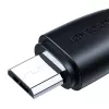 Kabel USB do ładowania i transmisji danych, Micro USB-A do USB-A, 0,25 m, czarny, Joyroom S-UM018A11, Surpass Series