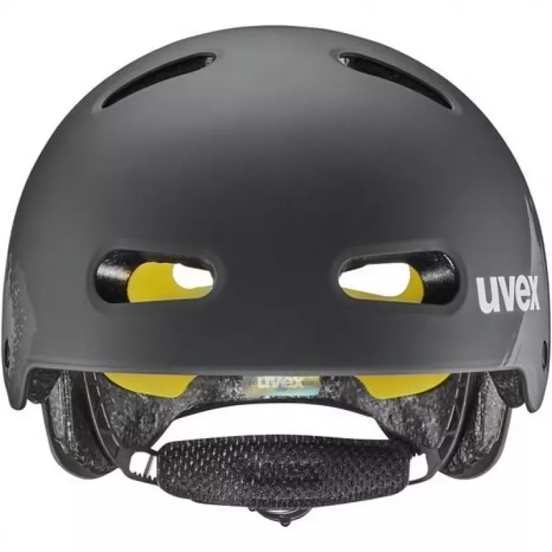 Kask rowerowy dziecięcy UVEX Kid 4 Style MIPS, Dirt Black Matt