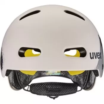 Kask rowerowy dziecięcy UVEX Kid 4 Style MIPS, Dirt Warm Grey