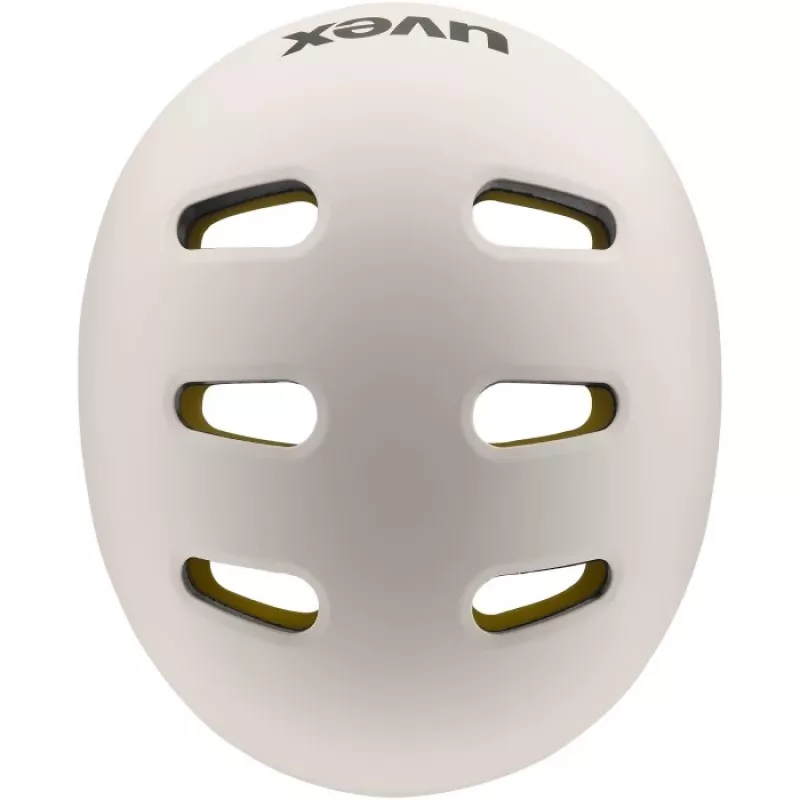 Kask rowerowy dziecięcy UVEX Kid 4 Style MIPS, ciepły szary mat