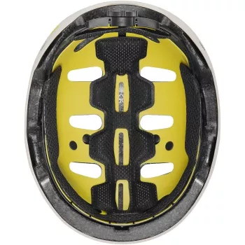 Kask rowerowy dziecięcy UVEX Kid 4 Style MIPS, ciepły szary mat