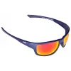 UVEX Sportstyle 230 Gogle narciarskie matowe niebieskie - Lustrzane niebieskie szkła, przeciwmgielne, UV400