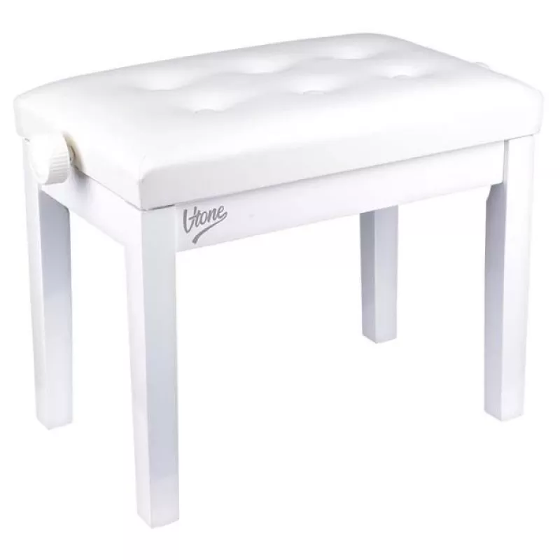 Ławka do pianina V-TONE BENCH 1 WH Biała
