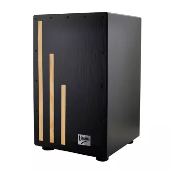 V-TONE CJ 10 Cajon String Drum Case SE - Czarny, wytrzymały pokrowiec nylonowy na cajon z wyściełanym uchwytem i paskiem na ramię