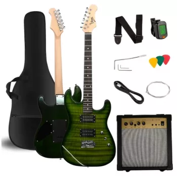 V-TONE EGW 39 GR Gitara Elektryczna 4/4 Stratocaster Zielona
