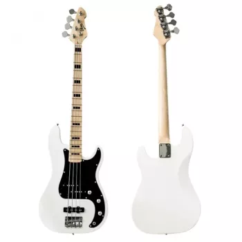 V-TONE PJB46 WH Elektryczna Gitara Basowa 4/4 Biała