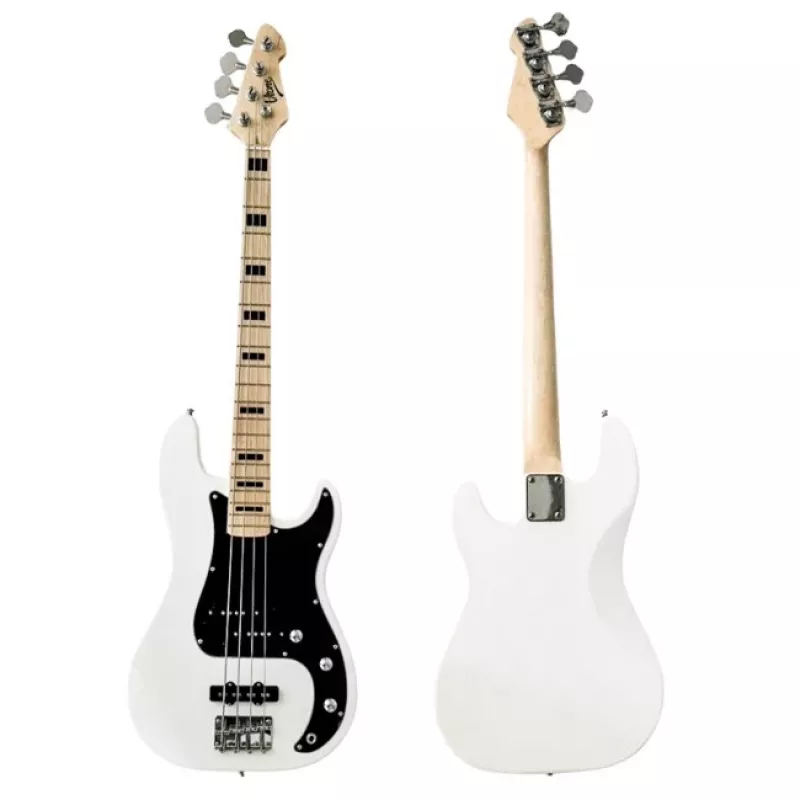 V-TONE PJB46 WH Elektryczna Gitara Basowa 4/4 Biała