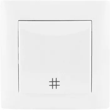 VCX WESA LC 01A Krzyżówka, Biała, do korytka 10x10 mm