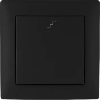 VCX WESA LC 11C Dwudrożny łącznik schodowy, podtynkowy, 10AX, 250V AC, czarny