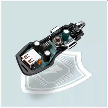 Ładowarka samochodowa Veger CC50 Rigorous PD38W (1A1C) Czarny