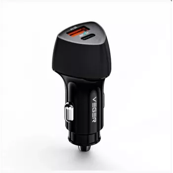 Ładowarka samochodowa Veger CC50 Rigorous PD38W (1A1C) Czarny