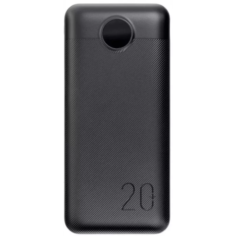 VEGER Power Bank 20000 mAh 20W PD QC 3.0 2x USB-A USB-C Czarny