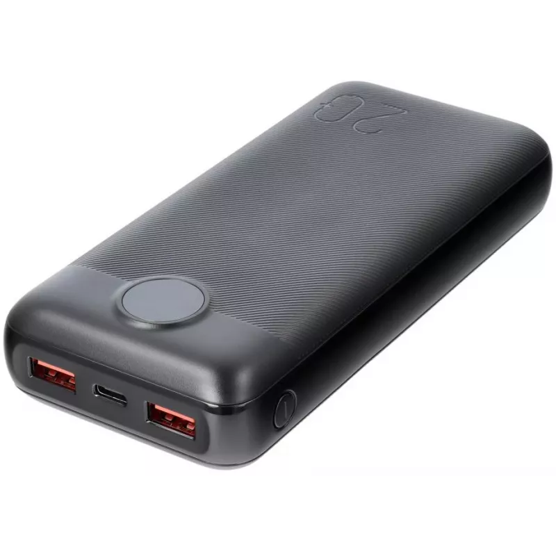 VEGER Power Bank 20000 mAh 20W PD QC 3.0 2x USB-A USB-C Czarny