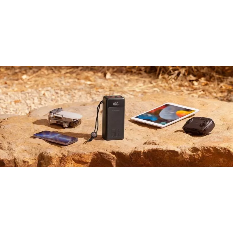 Veger Power Bank Tank Lite (W5001) PD QC3.0 5A 22.5W 50000 mAh Czarny