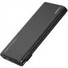 VEGER TCE130 130W PD Power Bank 25000mAh z wbudowanymi kablami USB-C i Lightning, czarny