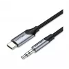 Kabel adaptera audio VENTION BGKHF USB-C na 3,5 mm 1 m czarny