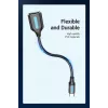 VENTION CCSBB USB 2.0 Type-C Męski do USB-A Żeński Kabel Adapter 0.15m Czarny