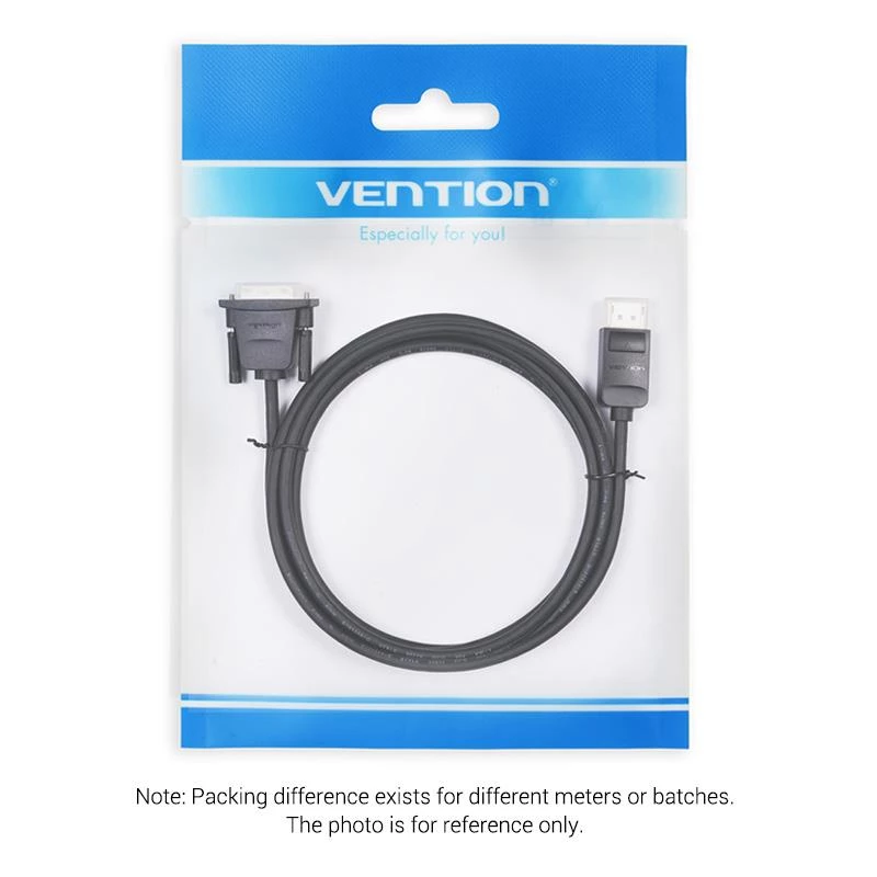Przewód VENTION DisplayPort na DVI 1m Czarny HAFBF