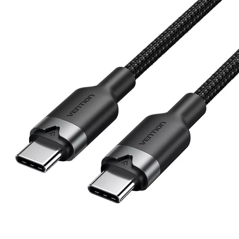 Przewód VENTION TRDBF USB-C na USB-C 1m Czarny